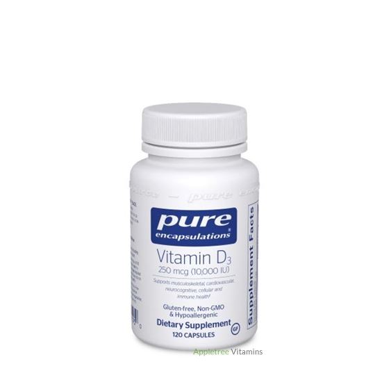 Pure Encapsulation Vitamin D3 250 mcg (10,000 IU)