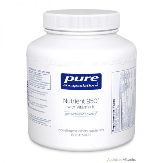 Pure Encapsulation Nutrient 950® with Vitamin K 18