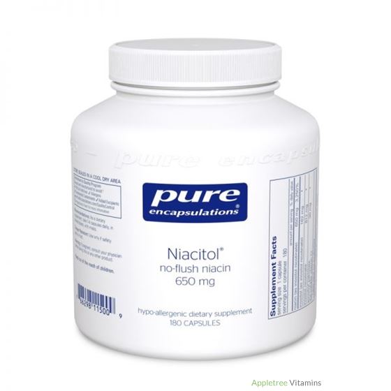 Pure Encapsulation Niacitol® (no-flush niacin) 650
