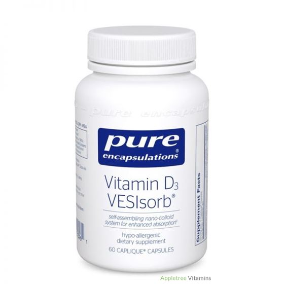 Pure Encapsulation Vitamin D3 VESIsorb® 60c