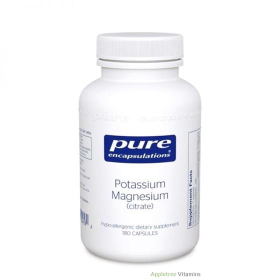 Pure Encapsulation Potassium Magnesium Citrate 180
