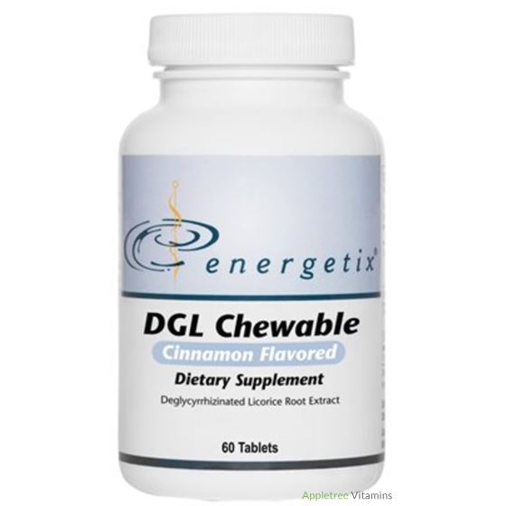 Energetix DGL Chewable Cinnamon Flavor 60 Tablets