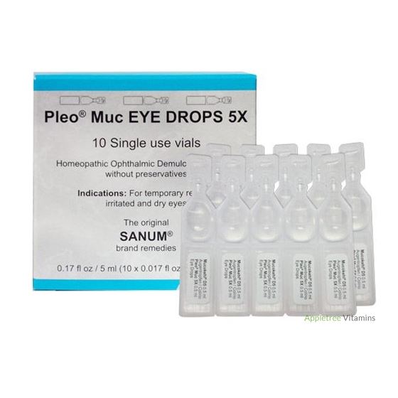Pleo MUC (Mucokehl) Eye Drops 5X (10 single vials)