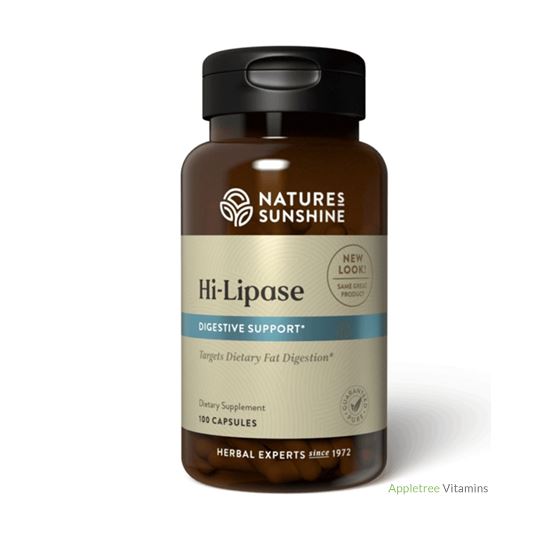 Nature Sunshine Hi-Lipase (120 LU) (100 caps)