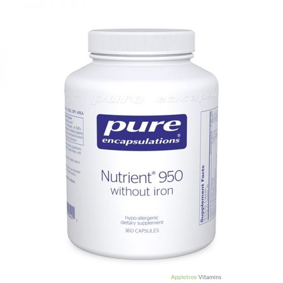 Pure Encapsulation Nutrient 950® without Iron 180c