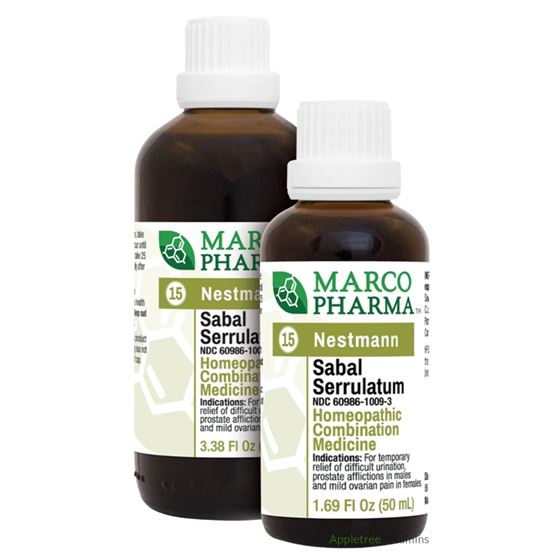 Marco Pharma Sabal Serrulatum Homeopathic Liquid (large) 3.38oz/100ml