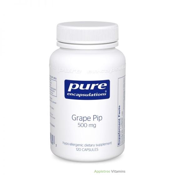 Pure Encapsulation Grape Pip 500 Mg. 120c