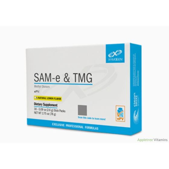 Xymogen SAM-e and TMG Lemon 30 Servings