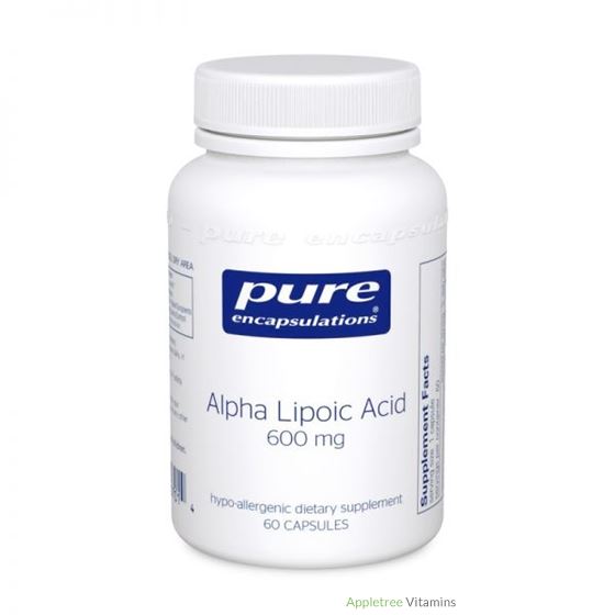 Pure Encapsulation Alpha Lipoic Acid 600 mg 120c