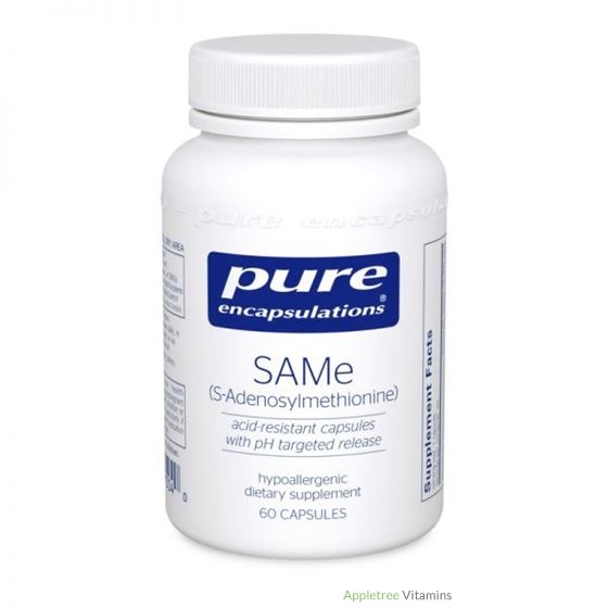 Pure Encapsulation SAMe (S-Adenosylmethionine) 60c