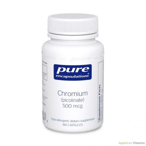 Pure Encapsulation Chromium (picolinate) 500 mcg 1