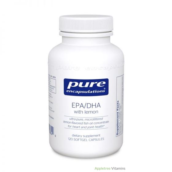 Pure Encapsulation EPA/DHA with lemon 120c