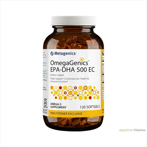 Metagenics OmegaGenics ® EPA-DHA 500 EC 120 Softgels