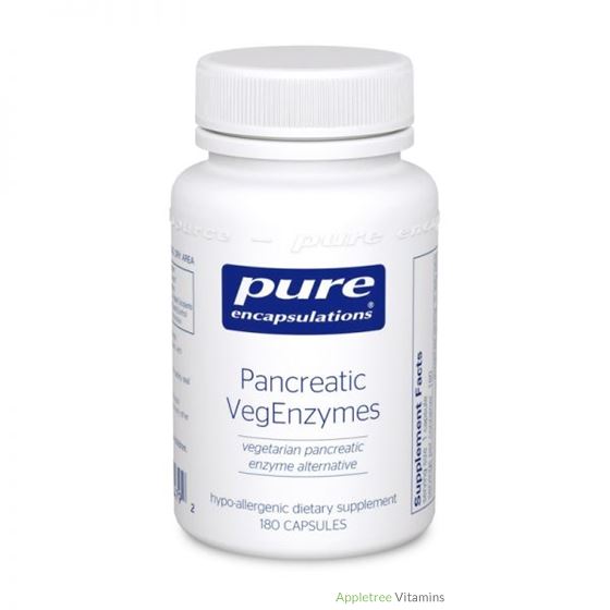 Pure Encapsulation Pancreatic VegEnzymes 180c