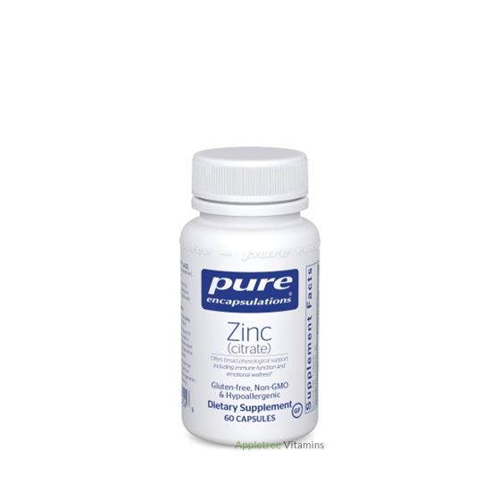 Pure Encapsulation Zinc (citrate) 60c