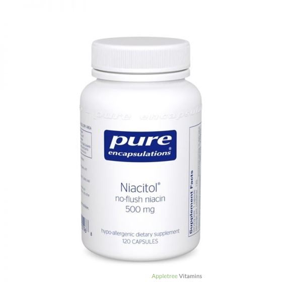Pure Encapsulation Niacitol® (no-flush niacin) 500