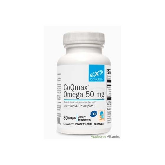 Xymogen CoQmax Omega 50 mg 30 Softgels