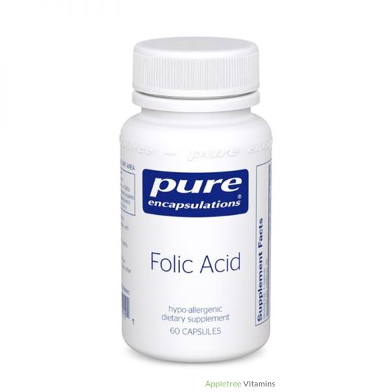 Pure Encapsulation Folic Acid 60c