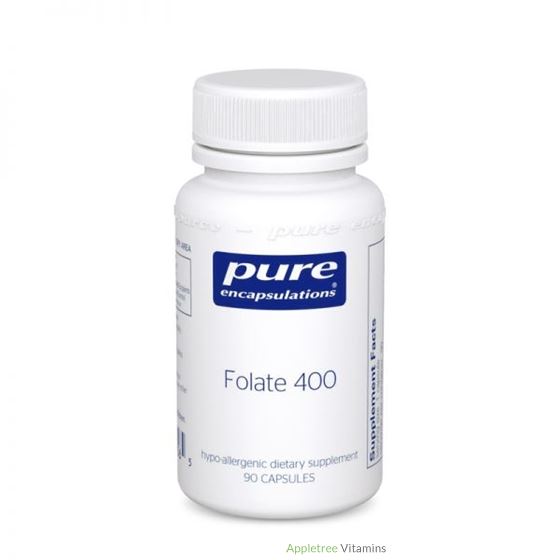 Pure Encapsulation Folate 400 90c
