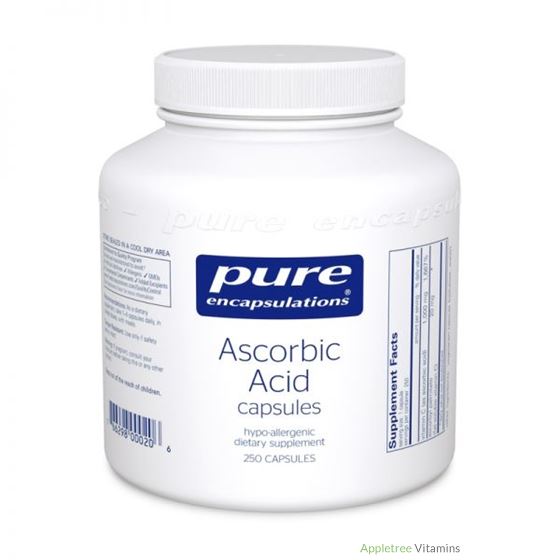 Pure Encapsulation Ascorbic Acid Capsules 90c